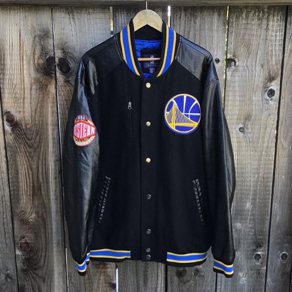 GIII Carl banks Golden state warriors nba western conference jacket mens xxl